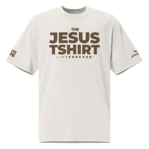 The Jesus TShirt _Oversized Unisex faded t-shirt