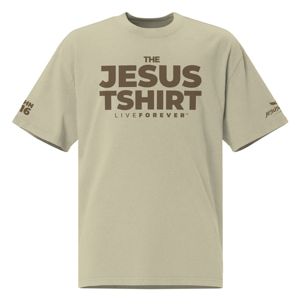 The Jesus TShirt _Oversized Unisex faded t-shirt